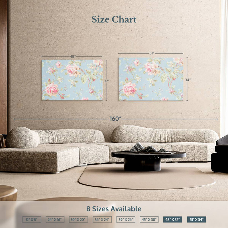 Harnek Floral, 34" H x 51" W