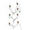 Kurt Adler Indoor/Outdoor UL 7-Light Holly Leaves & Berries Bubble Light Set, 11.5ft