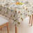 Square Tablecloth, 100% Cotton, 52X52", Bird Watch