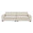 Mid-Century Modern 4-Seater Upholstered Sofa Couch for Living Room Bedroom Apartment and Home Office-370187451