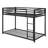 Kutcher Iron Standard Bunk Bed by Isabelle & Max™-696946535