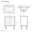 Meuble-lavabo autoportant 24 po Bron en chêne noir avec comptoir à 3 trous noir-1297304481-1297304509-1297304510
