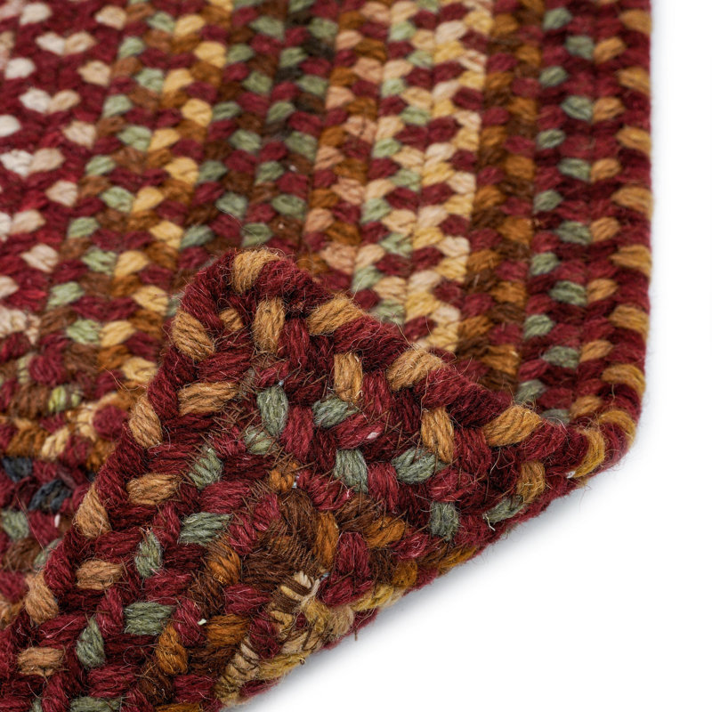 Fort Lupton Wool Indoor Rug, Concentric Square 3'