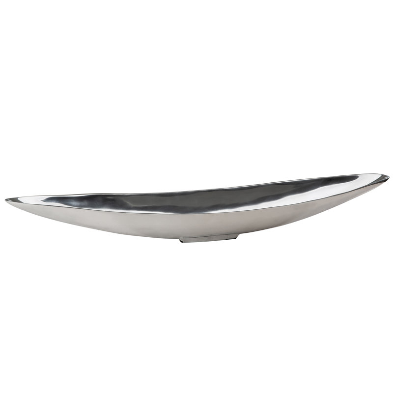 Sciotodale Aluminum Decorative Bowl 1, 17cm H x 131cm W x 26cm D
