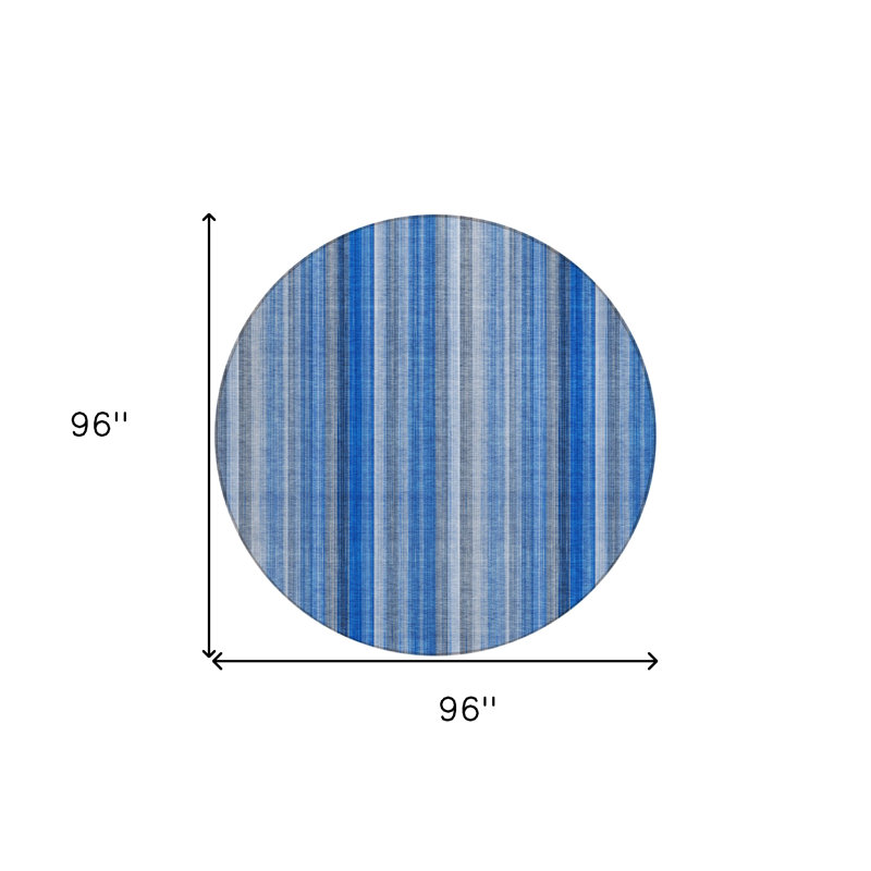 Tapis d'intérieur rond 8 po