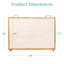 Cassiano 38x27in Single Panel Fireplace Screen Handcrafted Steel Mesh Spark Guard w/ Handles-1470254287