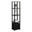 Evianna Shelving Unit Bookcase with Fabric Bin-242945983