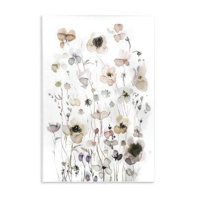 Ax-022-Wood " Soft Cottage Florals " by Incado
