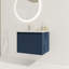 Meuble-lavabo simple mural 24 po avec plateau en résine 24 po