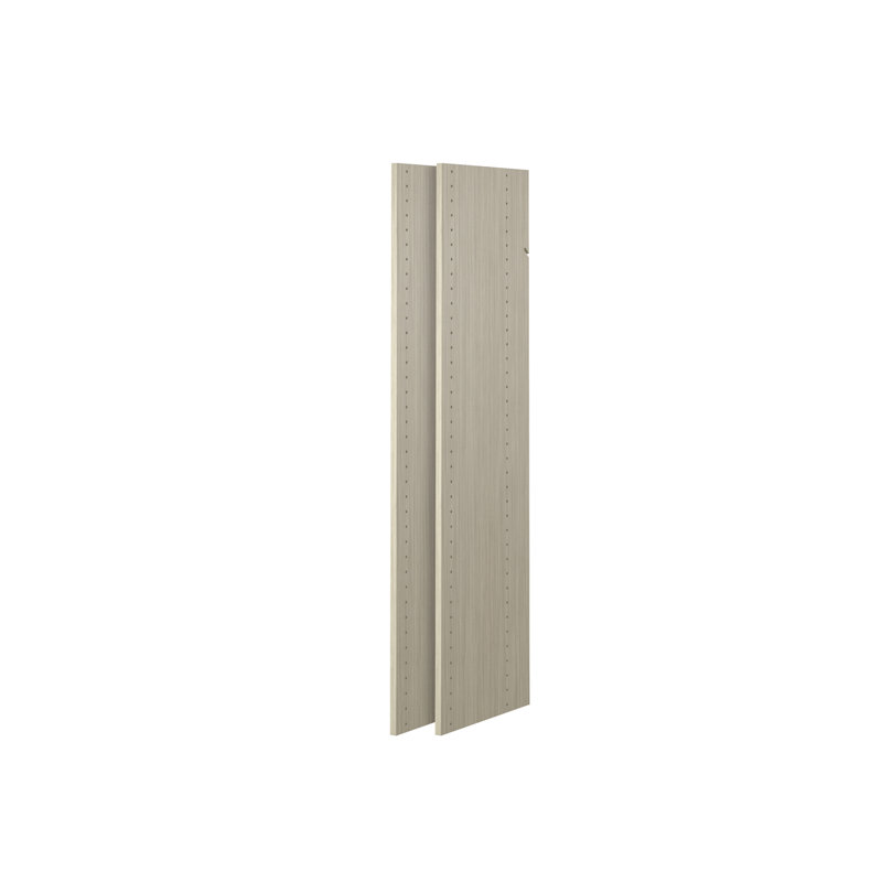 Grid Vertical Panel, Weathered Gray, 48" H x 14" W x 0.63" D