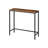 Narrow Console Table, Small Entryway Table, Thin Sofa Table, Display Table, for Hallway, Bedroom, Rustic Brown and Black