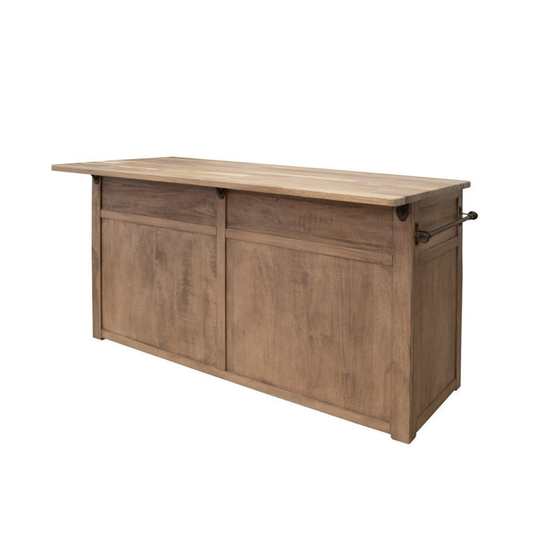 Solid Wood Kitchen Island