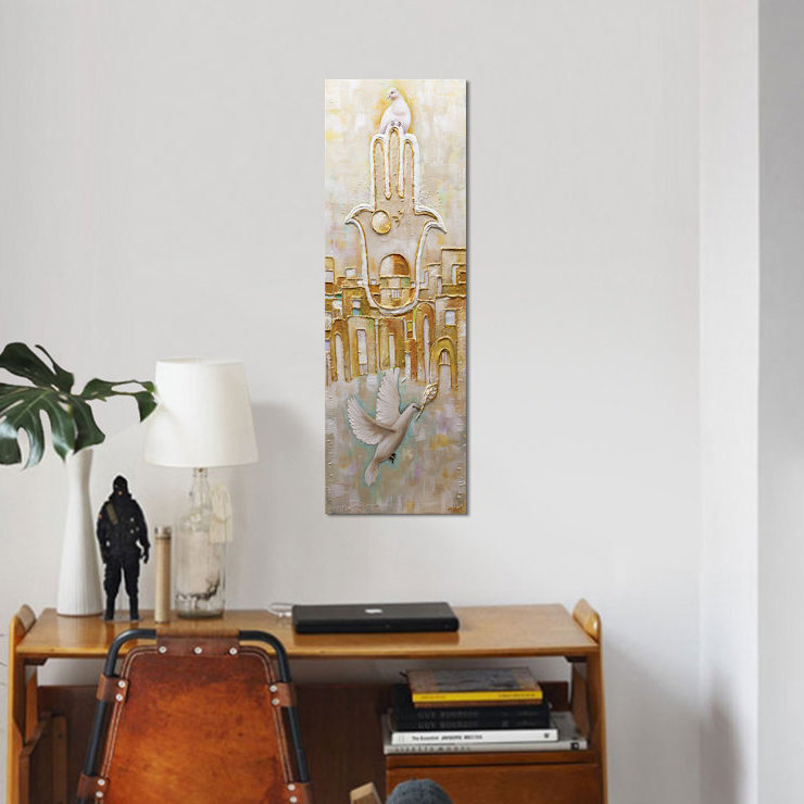 Reproduction sur toile Swiger, H 48 po x l 16 po x P 1,5 po, Toile tendue