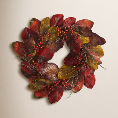 The Holiday Aisle® 30" Magnolia Wreath