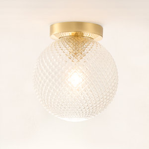 1 - Light 8'' Simple Globe Flush Mount