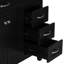 36" Bathroom Vanity Without Sink, Cabinet Base Only, Bathroom Cabinet With Drawers, Solid Frame And Mdf Board-233308695-233308694