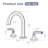 Widespread 2-handle Bathroom Faucet-65691289