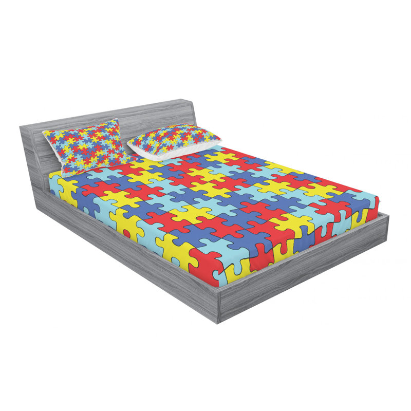 Microfiber Sheet Set, Full Sheet Set with Fitted Sheet