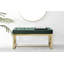 Camberley Luxury Velvet Upholstered Bedroom Bench - Dressing Table Seat or End of Bed Bench-89066775