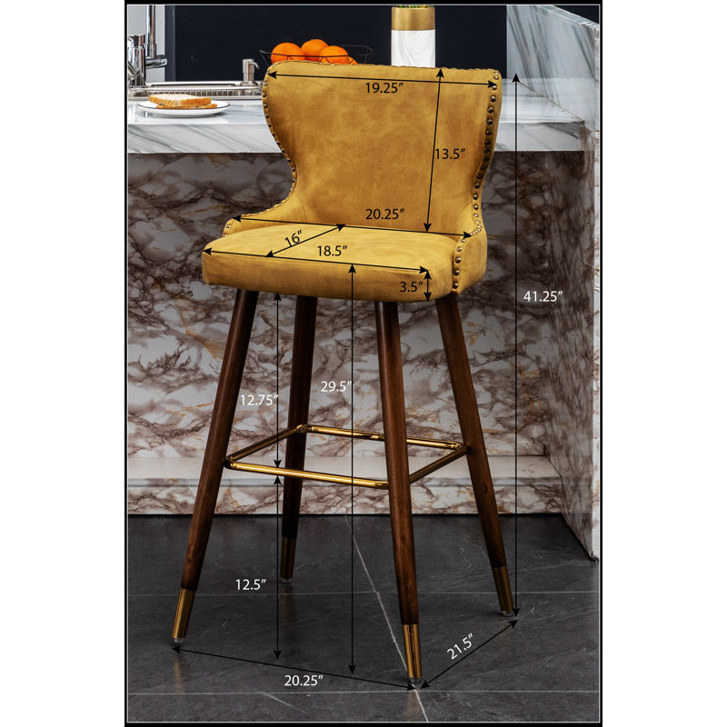 Ensemble de tabourets de bar Nevis Mid-Century