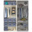 Ensemble de bacs pliables en tissu-109583069