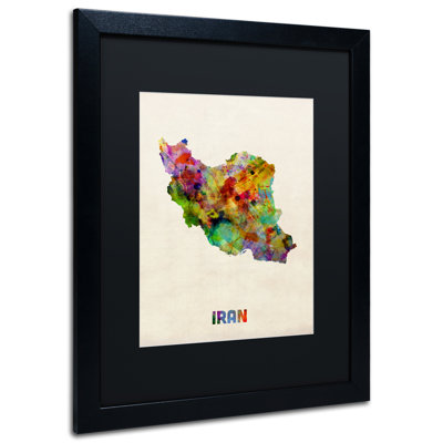 " Iran Map " by Michael Tompsett