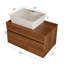 Meuble-lavabo flottant 31,5 po Mid-Century