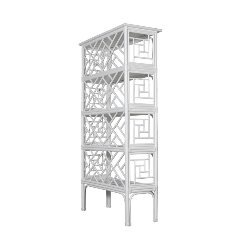Chippendale Bookcase, Bright White