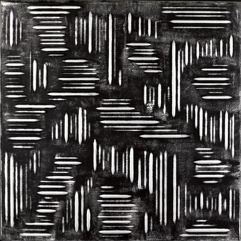 Tuile de plafond en polystyrène Country Wheat 1,6 pi x 1,6 pi, Noir argenté