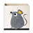 3 Sprouts - Toy Storage Cube for Baby and Kids - Mouse
