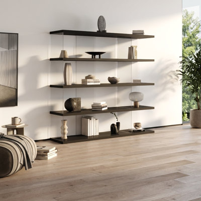 Gravity 70.9" Bookcase with Matte Finish