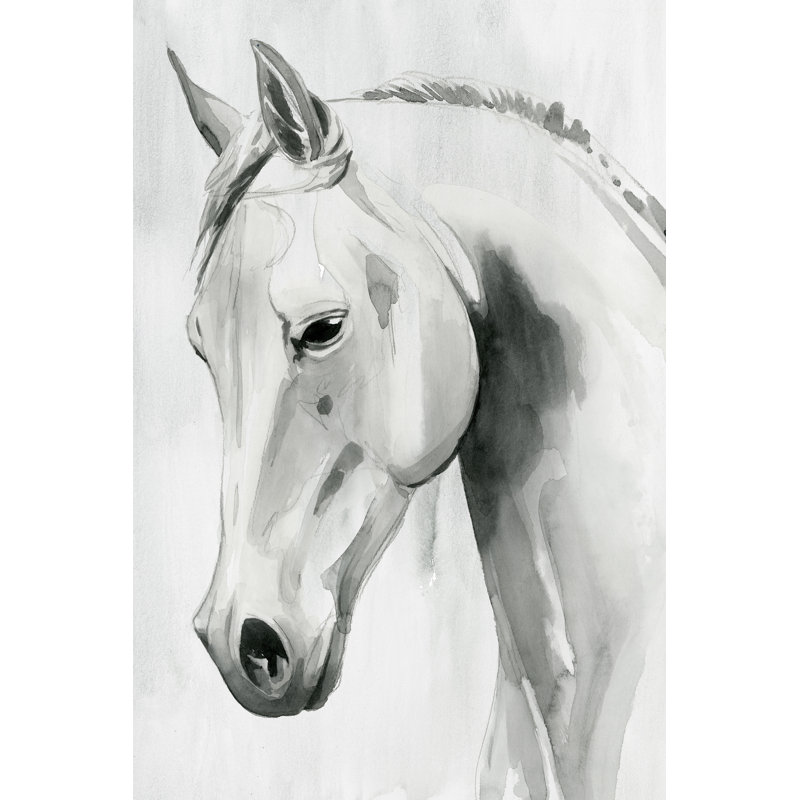 'Horse Whisper I' by Grace Popp - Painting Print, 46cm H x 30cm W, Wrapped Canvas