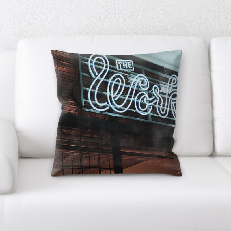 Microsuede Reversible Throw Pillow