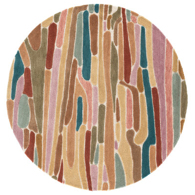 Rodeo Drive 455 Hand Tufted 80% Wool; 20% Cotton Abstract Rug