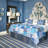 Kit Kemp x Annie Selke Always Greener Blue/Grey Handwoven Indoor/Outdoor Rug-68047619