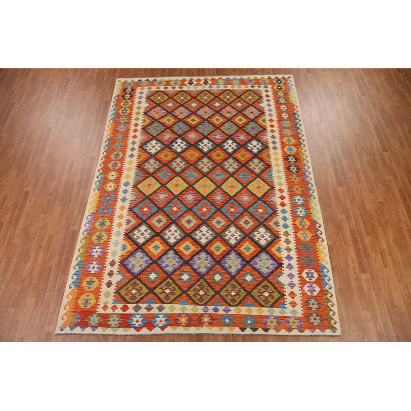 Tapis oriental géométrique 8 x 12