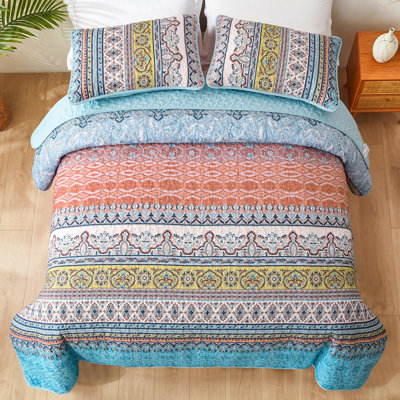 Ensemble de 3 courtepointe Boho Bohemian
