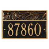 Nagano 1-Line Wall Address Plaque
