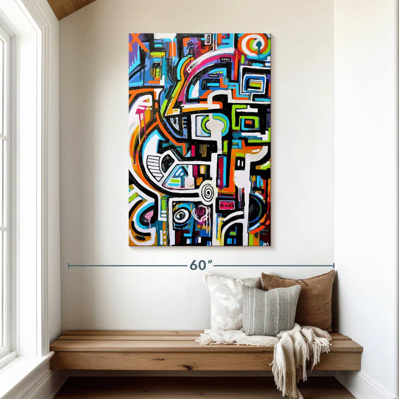 Avery Light And Dark Work, 48" H x 32" W