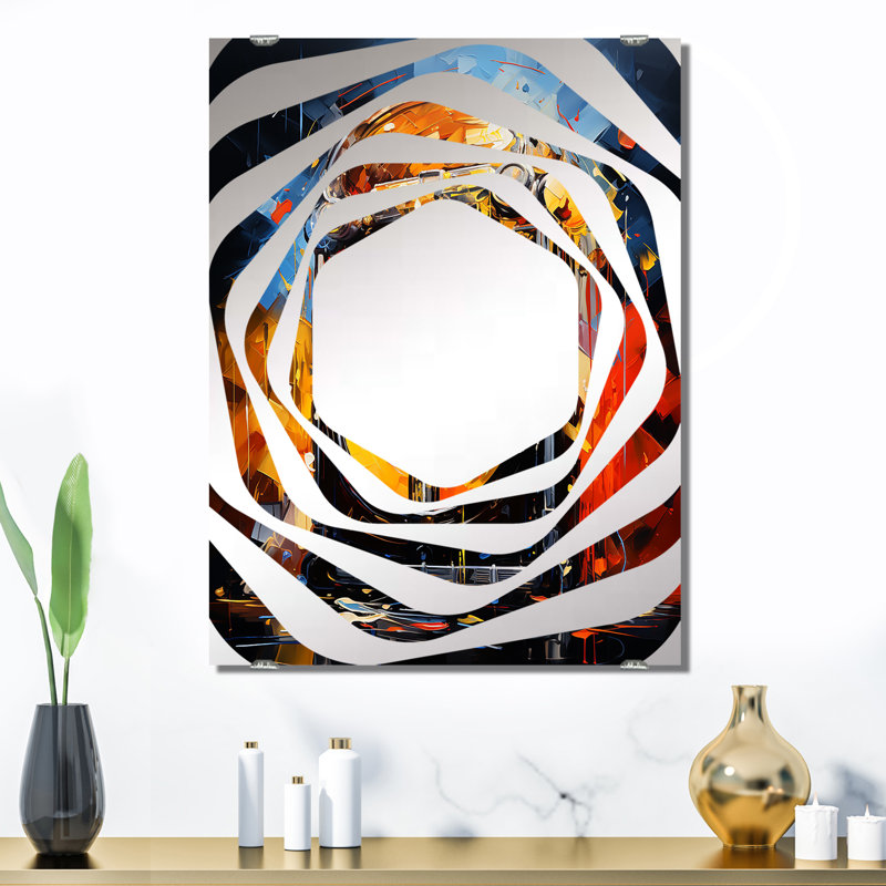 Miroir mural Mahabir - Jukeboxes, 32 po x 24 po