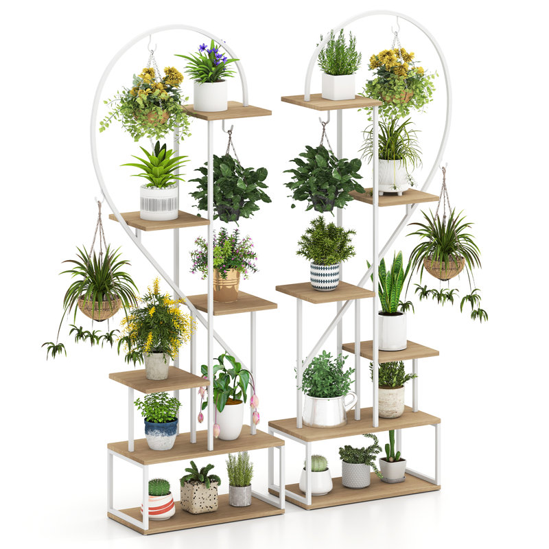 Plant Stand - Set of 2, White