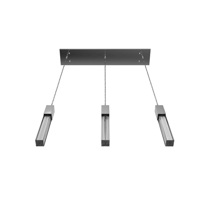 Luminaire suspendu pour îlot de cuisine 3 lumières Boa