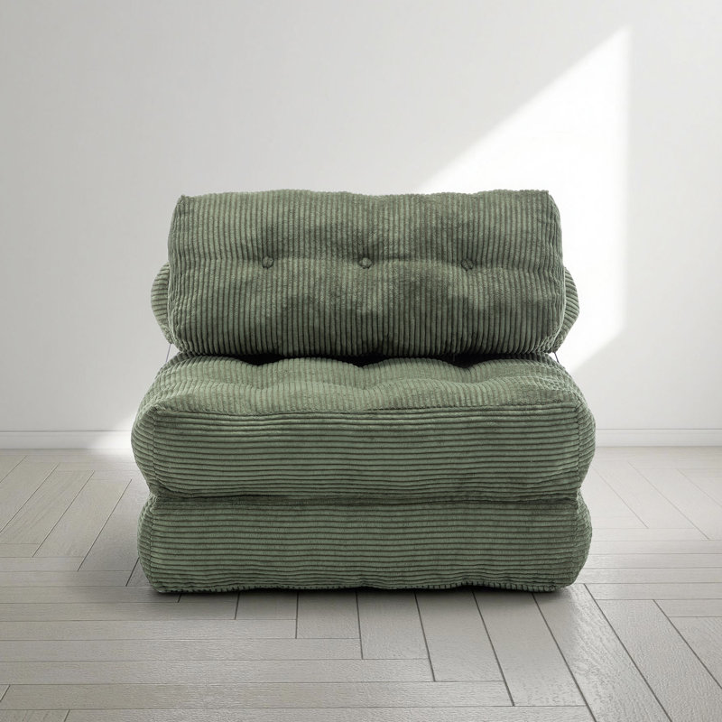Folding Sofa Bed, Green