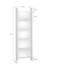 170 cm H x 48 cm W Solid Wood Bookcase