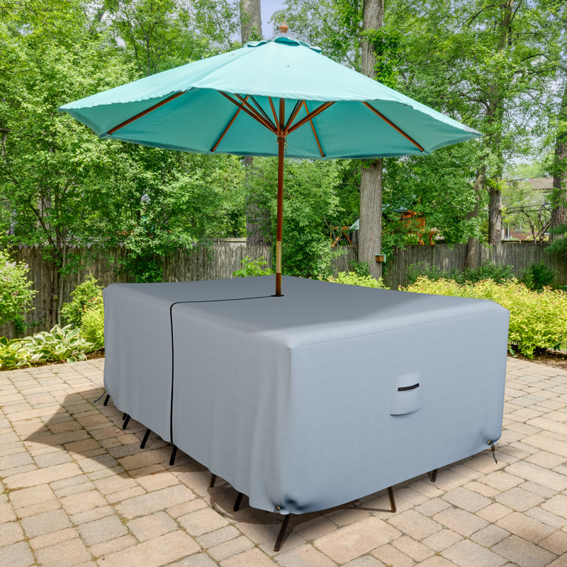 Outdoor Cover, 58.4cm H x 223.5cm W x 147.3cm D, Grey