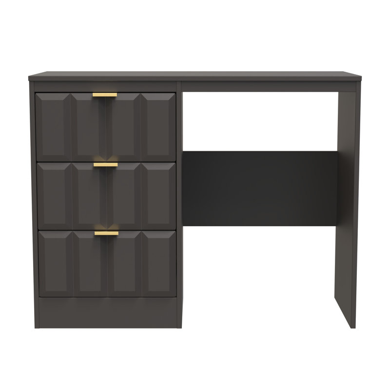 Besian 3 Drawer Vanity (Ready Assembled), Graphite