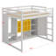 Lit mezzanine en bois avec garde-robe, tablettes et armoire-1529674353-1529674358