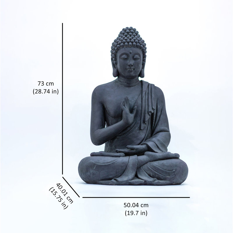 Statue de bouddha méditant Folkeste
