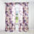 Ethereal Floral Delight Victorian Pattern III - Floral Curtain - Velvet Room darkening - 1 panel-95458645