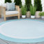 Tapis intérieur / extérieur turquoise Deerfield-1323571488
